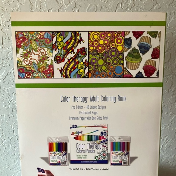 Liqui-Mark: Color Therapy Adult Coloring Book- 48 pages- 2016 - Picture 4 of 16